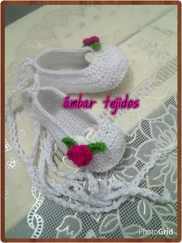 Zapatos Tejidos Para Bebé