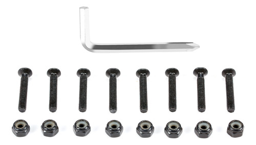 Juego De Accesorios Para Monopatín: 8 Tornillos, Tuercas Y L