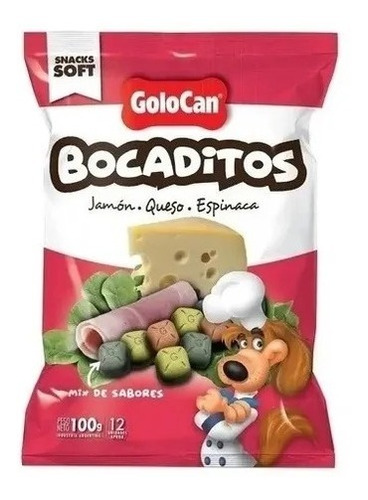 Golosinas Para Perros Golocan Bocaditos Finos X 100gr