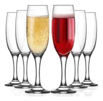 Comprar 24pz Copas Flauta De Cristal Para Brindis Recuerdos Eventos