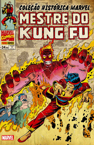 Coleção Histórica Marvel: Mestre Do Kung Fu Vol. 7, de Moench, Doug. Editora Panini Brasil LTDA, capa mole em português, 2018