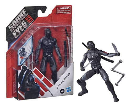 Hasbro Snake Eyes G. I. Joe Figura Muñeco