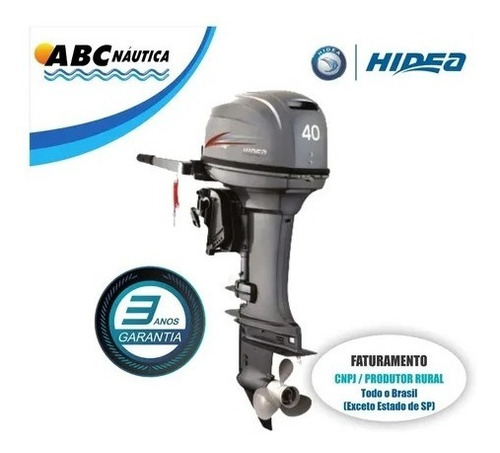 Imagem 10 de 16 de Motor De Popa 40hp Hidea Leia Anúncio