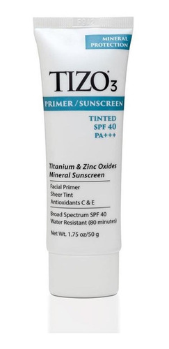 Imagen 1 de 5 de Protector Solar Tizo3 Mineral Para Rostro Fps40x50g
