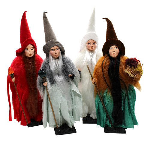 Elementos - Espíritos Elementais - Bruxa - Wicca - Kit Com 4 Cor Colorido