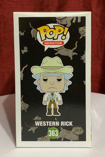 Funko Pop #363 Western Rick Comic Con 2018 Detslle En Caja