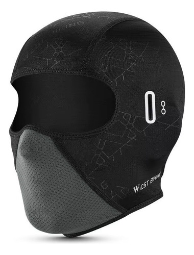 West Biking Balaclava Protetora Gris Oscuro Liso