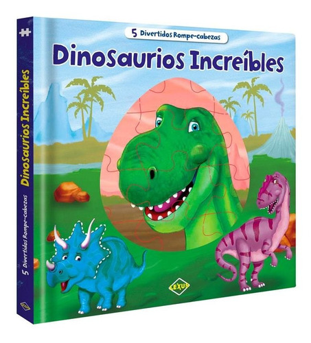 Libro Dinosaurios Increíbles Rompecabezas. Lexus