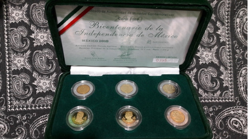 Set De Monedas Conmemorativas Bicentenario La Independencia