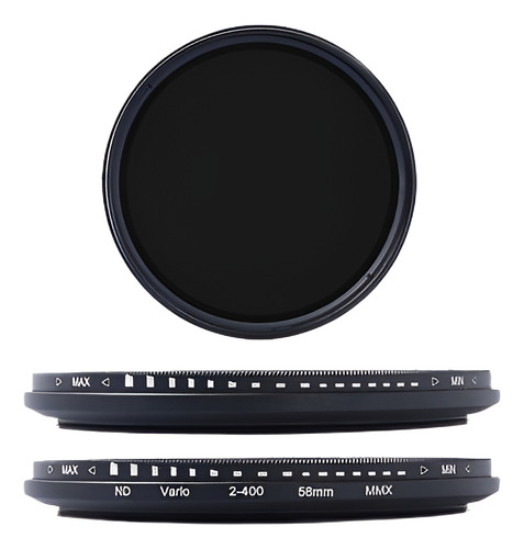 58mm Slim Atenuador Variable Nd Filtro Ajustable Nd2 A Nd400