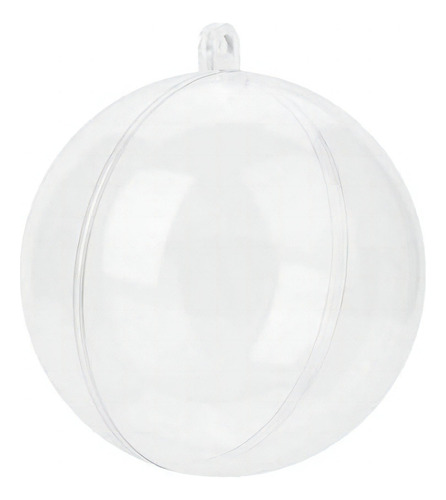 Esferas Transparentes De Plástico 8cm Para Decoración 30 Pz