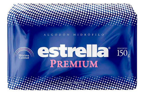 Algodon  Premium 150 Gr Estrella Algodones