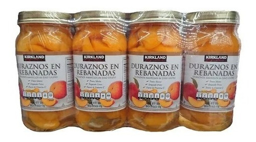 Duraznos Rebanados Kirkland Signature 4 Pzas