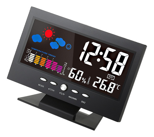 Reloj De Pronóstico Del Tiempo, Reloj Digital De °c/°f, Hume