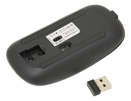Mouse Inalámbrico Para Juegos, 2,4 G, Ultrafino, Recargable,
