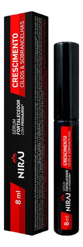 Sérum Crescimento Fortalecedor Cílios Sobrancelhas 8ml Niraj