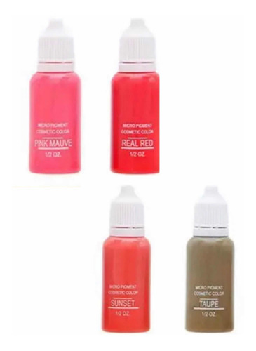 Imagen 10 de 10 de Tinta Para Microblanding,colores Para Cejas,labios,bio Touch