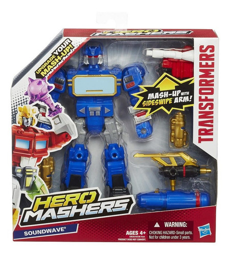 Transformers Héroe Mashers Soundwave Figura