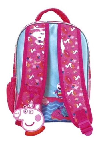 Mochila Peppa Pig Unicornio 3d 12 Pulgadas Espalda Cresko