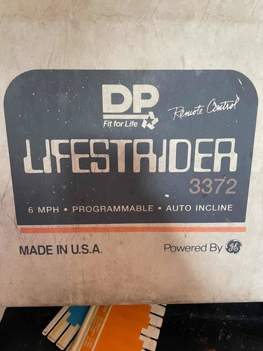 Rodillo Trasero Para Caminadora Dp Lifestraider 3372 (Usado)