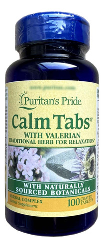 Calm Tabs Americano 100tab - Unidad a $300