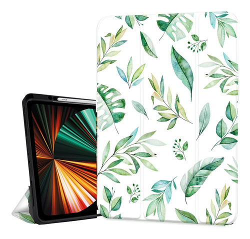 Estuche Mariposa Con Rayas Y Flores Nuevo iPad Pro 11 2.a Y