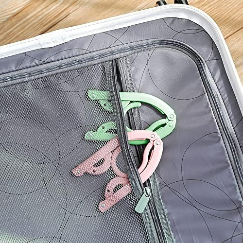 Percha Plegable De Viaje 12pcs Percha Portátil Multifunciona