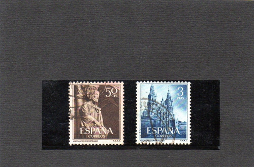 España 1954, Edifil N°1130/31 Serie Completa Usada, Mira!!!