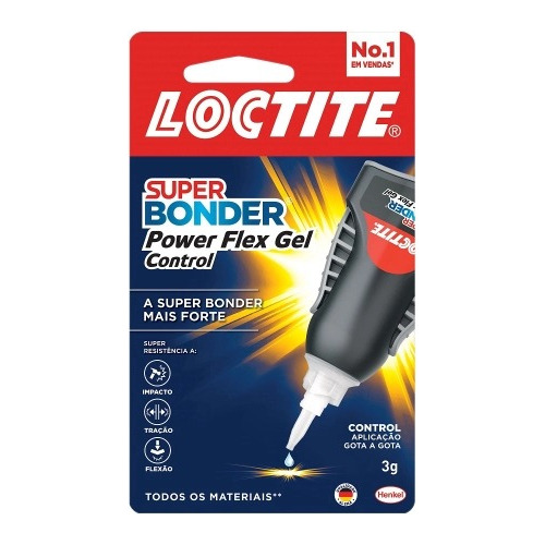 Loctite Super Bonder Flexivel Controle 3g