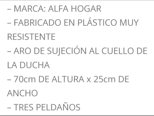 Porta Shampoo Alfa Hogar