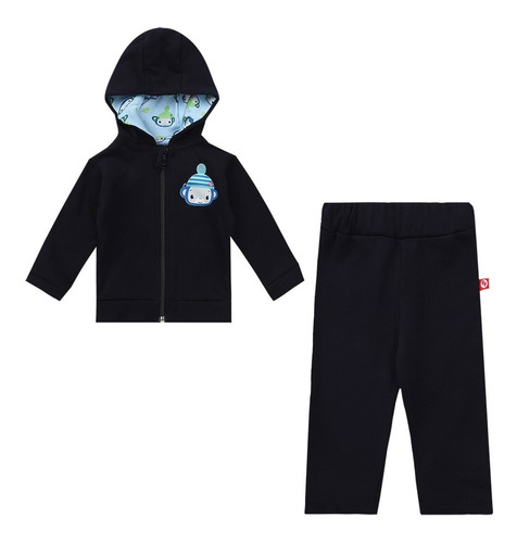 Chaqueta Y Pantalón Fisher Price Negro