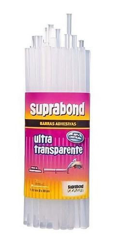 Barras Suprabond Gruesas Ultratransparentes Pistola 500 Gr.