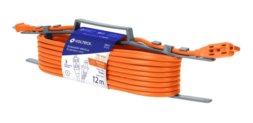 Extensión Eléctrica Uso Rudo 12m  Volteck 48047