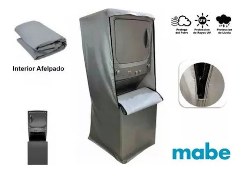 Funda/forro Cubre Centro De Lavado Mabe 20kg Mcl2040psdgo Lp