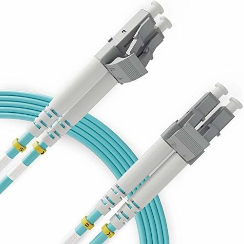 Cable Fibra Óptica Om4 Lc A Lc 2m 100gb Aqua - Beyondtech