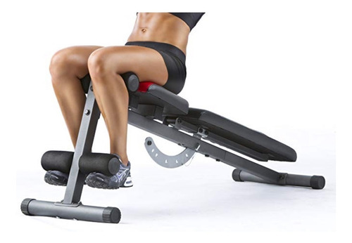 Imagen 4 de 6 de Banco Multigimnasio Weider 255 L Abdominales Regulable