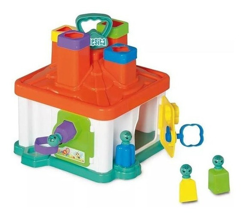 Imagen 5 de 7 de Casita Didactica Con Actividades Y Encastre 721 Calesita