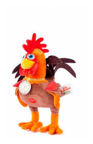 Imagen 10 de 10 de Granja De Zenón Peluche Musical Gallito Pinto 20 Cm La Plata