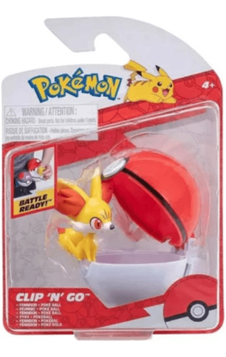 Pokémon Figura 6cm + Pokebola Clip N Go 95057