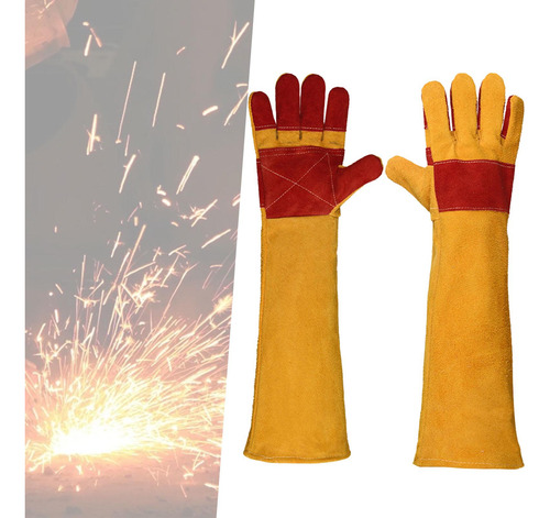 Guantes De Manejo De Animales De Cuero Pu Resistente A