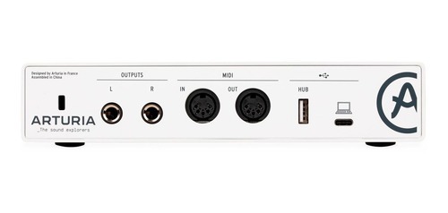 Imagen 5 de 7 de Placa Interfaz De Audio Usb 24 Bits Arturia Minifuse 2 White