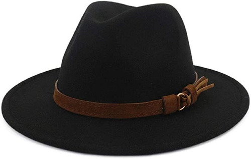 Lisianthus Men & Women Vintage Sombrero De Ala Ancha Fedora 