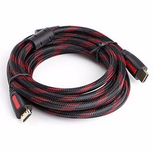 Cable Hdmi 10 Metros Doble Filtro Mallado Punta Dorada Nuevo