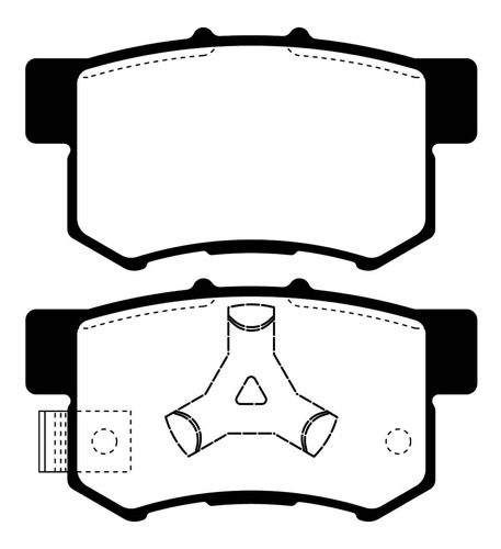 Pastilla Freno Litton Tras Honda Crv 1996 2016 B20 K24 Honda