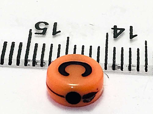 Imagen 7 de 7 de Letras Acrílico Separador Pulsera Bisutería 200 Pzas Beads