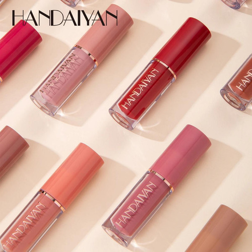 Set 12 Labiales Gloss Juego De Labiales Liquido Mate