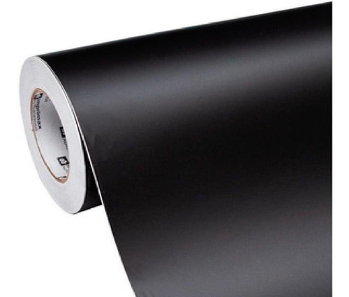 Papel Contact Adesivo Para Móveis Vinil Preto Fosco 2x0,50m