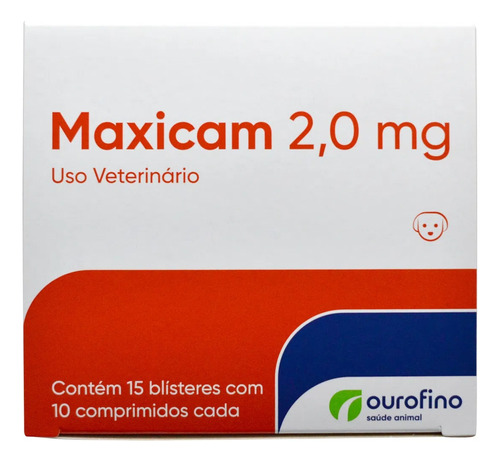 Maxicam 2,0mg - Display C/ 15 Blister C/ 10 Comprimidos Cada