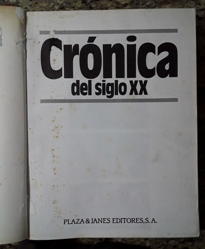  Libro Cronica Del Siglo Xx En Tapa Dura (Reacondicionado)