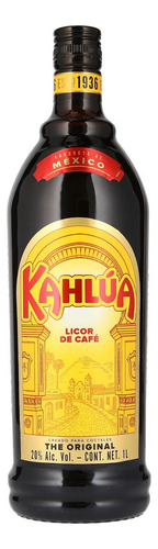Pack De 4 Licor Kahlua De Cafe Tradicional 1 L